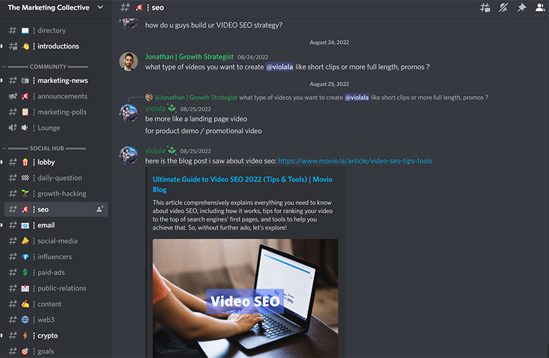 Discord kanaal