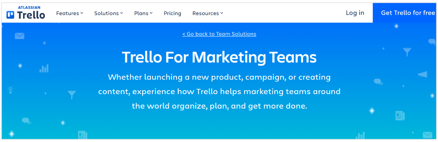 Trello para equipes de marketing